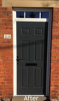New after door