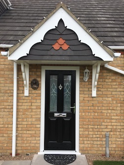 Dark grey Door complex