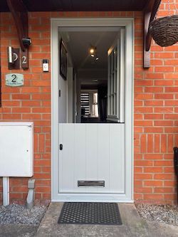 Closed front stable door