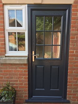Navy Blue Door