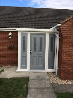 Grey Porch from front