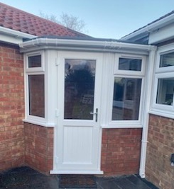 Corner Door and window
